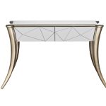 KFC665 Консоль зеркальная 2 ящика 132*45*82см