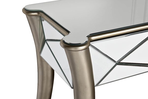 KFC665 Консоль зеркальная 2 ящика 132*45*82см — изображение 3