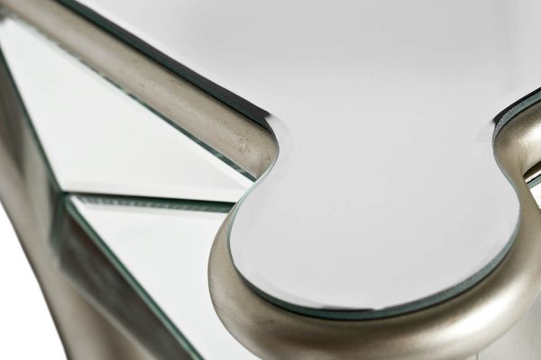 KFC665 Консоль зеркальная 2 ящика 132*45*82см — изображение 5