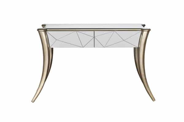 KFC665 Консоль зеркальная 2 ящика 132*45*82см