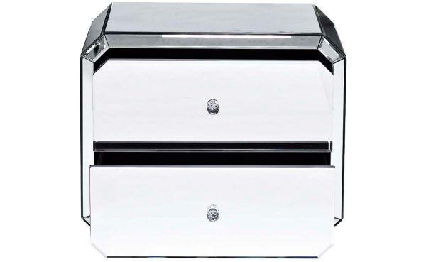 KFC939 Тумба прикроватная зеркальная 588*424*505 — изображение 2