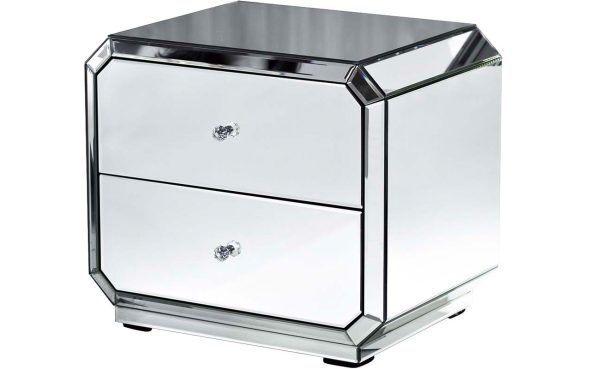 KFC939 Тумба прикроватная зеркальная 588*424*505 — изображение 3