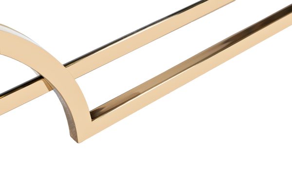 KFE1150/2 Зеркало в металлич. раме цвет золото 79*108 см — изображение 2