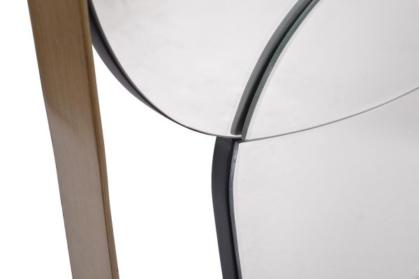 KFE1210 Зеркало в металлич. раме цвет золото  91*102см — изображение 3