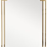 KFE1270 Зеркало в металлич.раме цвет золото 71*102см
