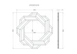 KFE7H018 Зеркало 900х900х21 — изображение 3
