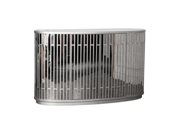 KFG040 Комод зеркальный двухдверный 152*51*92см — изображение 2