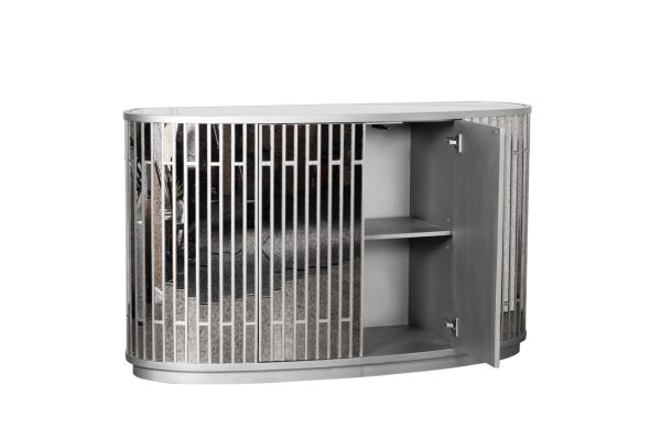 KFG040 Комод зеркальный двухдверный 152*51*92см — изображение 3