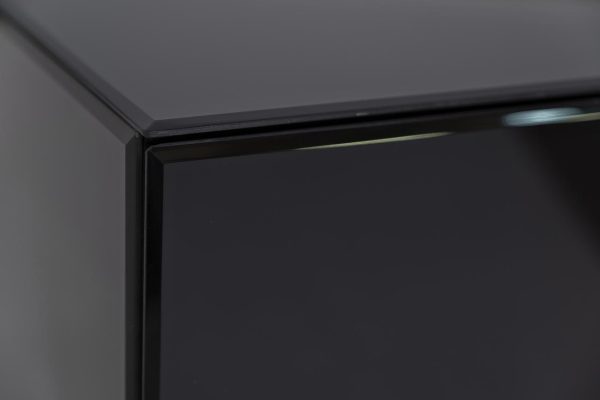 KFG059 Тумба c  2-мя ящиками черная/золото 55*40*58см — изображение 4