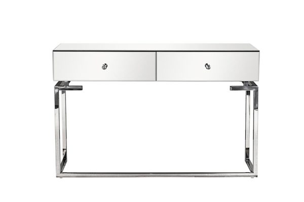 KFG075 Консоль зеркальная с двумя ящиками 120*35*77см KFG075 Консоль зеркальная с двумя ящиками 120*35*77см
