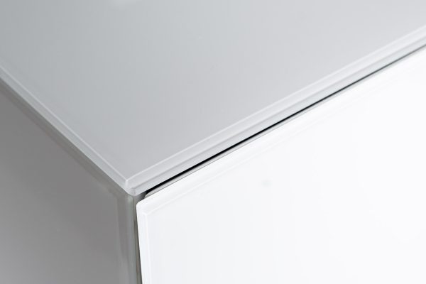 KFG085 Тумба 2 ящика белая/золото 55*40*58см — изображение 5