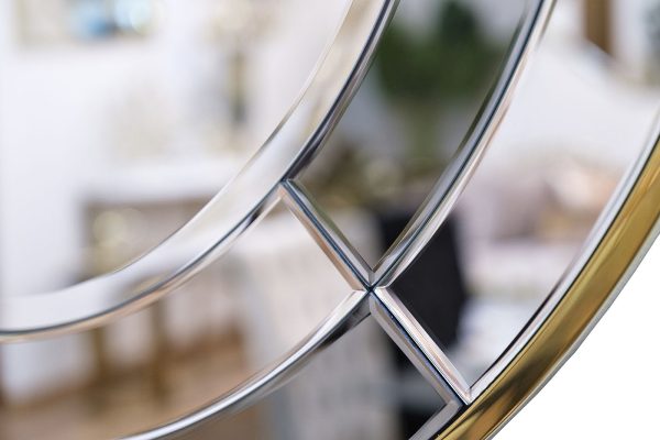 kfg091-zerkalo-v-dvuhcvetnoj-zerkalnoj-ramezoloto-d91sm-1 KFG091 Зеркало в двухцветной зеркальной раме/золото d91см — изображение 2