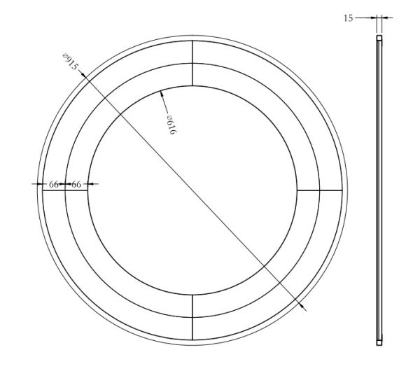 kfg091-zerkalo-v-dvuhcvetnoj-zerkalnoj-ramezoloto-d91sm-3 KFG091 Зеркало в двухцветной зеркальной раме/золото d91см — изображение 4