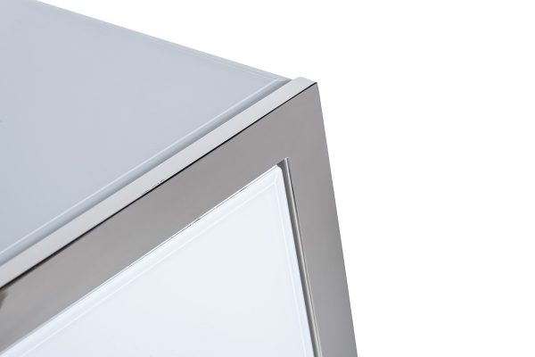 KFG103 Консоль 2 ящика белая/хром  120*42*79см — изображение 4