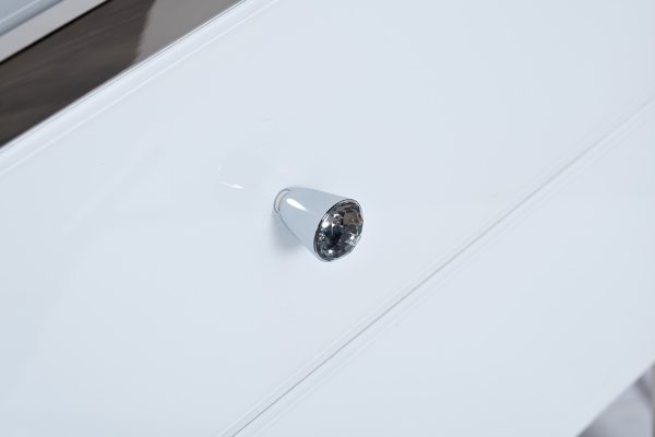 KFG104 Тумба с 2-мя ящиками белая/хром 60*40*58см — изображение 5