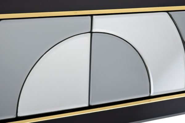 KFG122 Консоль 2 ящика зеркало двухцветное 120*42*75см — изображение 4