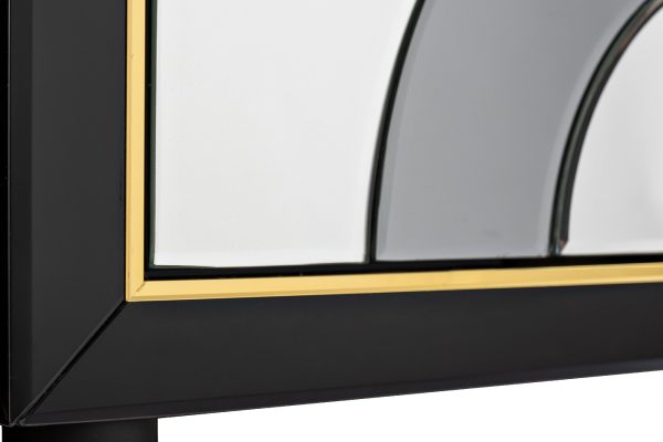 KFG122 Консоль 2 ящика зеркало двухцветное 120*42*75см — изображение 5