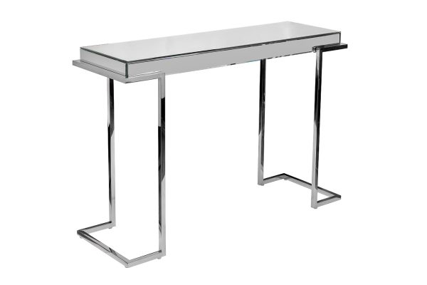 KFG129 Консоль зеркальная каркас н/ж сталь хром 116*39*79см — изображение 2