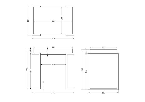 KFG130 Стол журнальный зеркальный, нерж.сталь хром 57*41*55см — изображение 5
