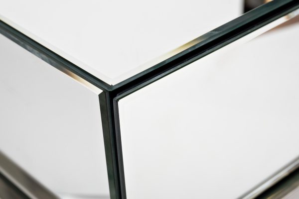 KFG131 Тумба зерк. с ящиком каркас н/ж сталь хром 50*40*50см — изображение 4