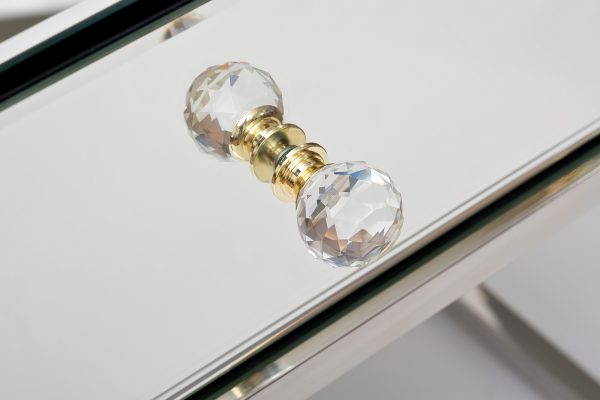 KFG131 Тумба зерк. с ящиком каркас н/ж сталь хром 50*40*50см — изображение 5