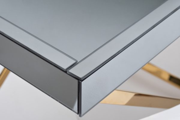 KFG134 Стол сервировочный матовый, н/ж сталь золото 80*55*67см — изображение 3