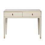 KFG137 Консоль 2 ящика белый шпон 100*45*75