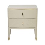 KFG138 Тумба 2 ящика белый шпон 58*42*65см