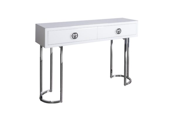 KFG16702 Консоль GD 2 ящика белая 120*30*78см — изображение 2