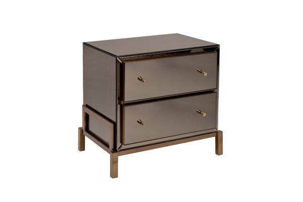 KFG170 Тумба зеркальная 2 ящика 65*45*62см — изображение 2