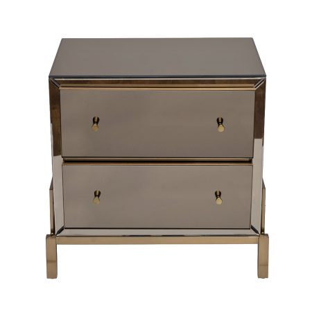 KFG170 Тумба зеркальная 2 ящика 65*45*62см