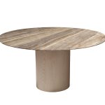 KFG205  Стол обеденный d150*76см каменная столешница