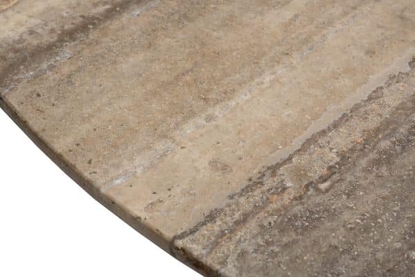 KFG205  Стол обеденный d150*76см каменная столешница, шпон — изображение 3