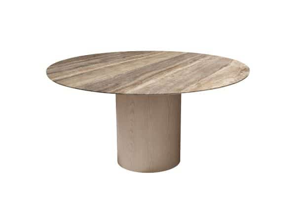 KFG205  Стол обеденный d150*76см каменная столешница