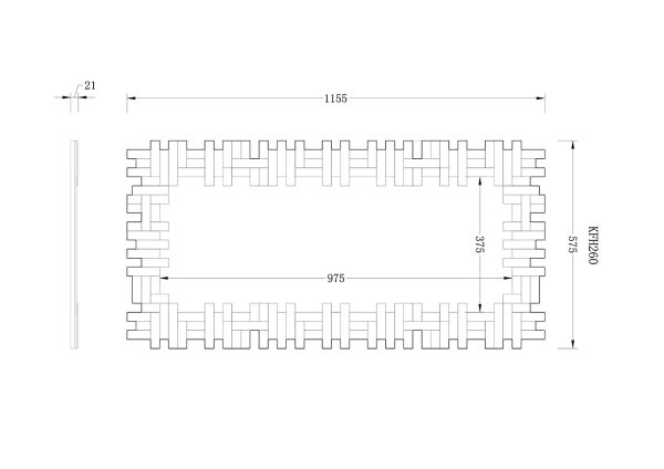 KFH260 Зеркало 1160х575 — изображение 2