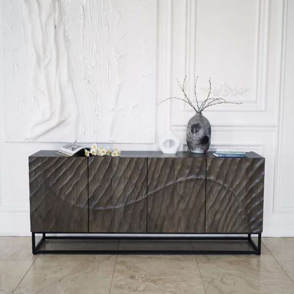 Комод из массива, ЛАХАРА III Платина — изображение 3