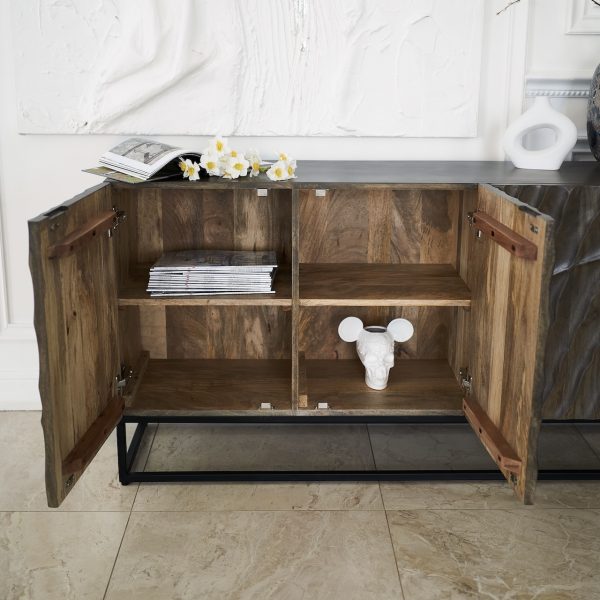 Комод из массива, ЛАХАРА III Платина — изображение 5