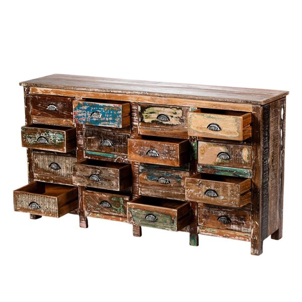 Комод из массива, ВИШАЛ 16 ящиков — изображение 4