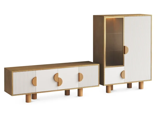 Композиция Cresco 1 белый, дуб — изображение 2