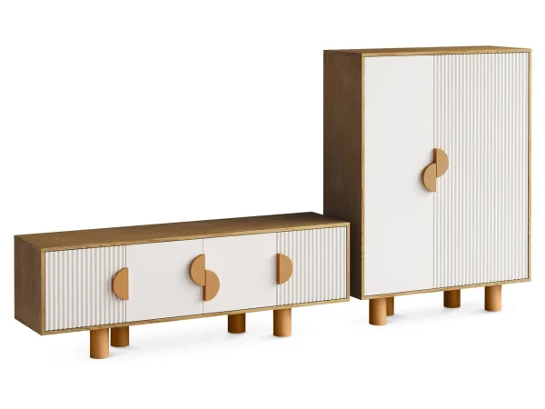 Композиция Cresco 2 белый, дуб — изображение 2