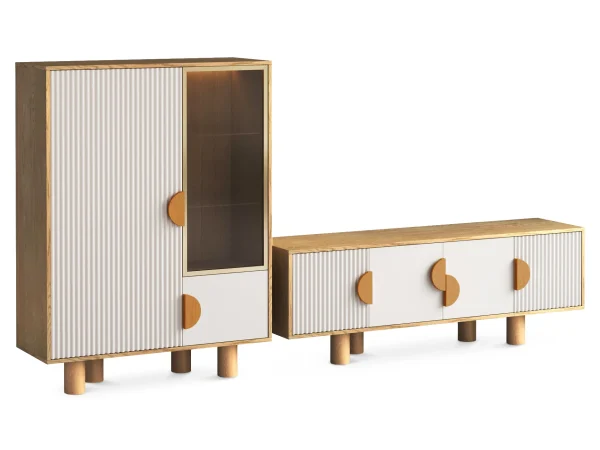 Композиция Cresco 3 белый, дуб — изображение 2