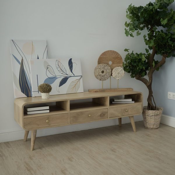 konsol-iz-massiva-audun-3-jashhika-4 Консоль из массива, АУДУН 3 ящика — изображение 5