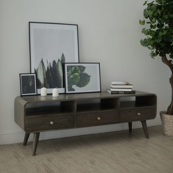 Консоль из массива, АУДУН ГРЭЙ 3 ящика — изображение 3