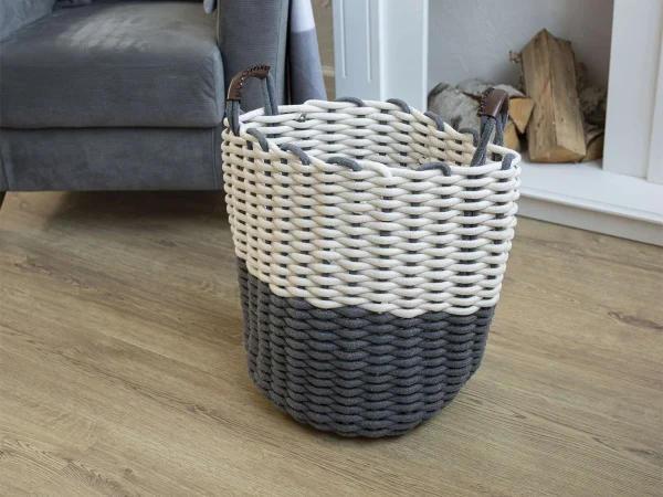 Корзина TODI Grey серый, белый — изображение 2