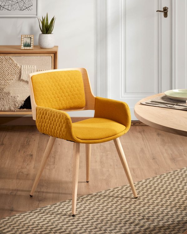 Кресло Andre горчичное — изображение 4