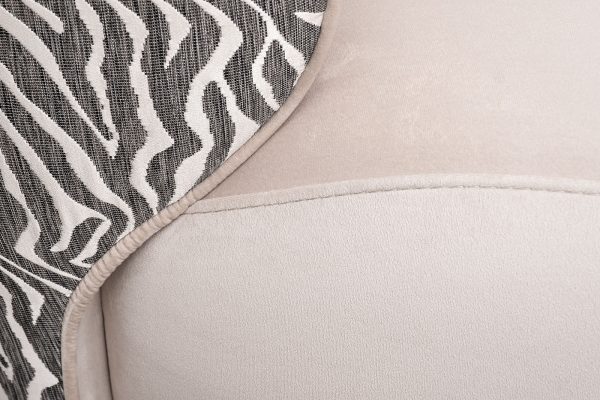 Кресло Capri Basic,бежевый/принт Colt002+Ana Beg 80*90*82см — изображение 3