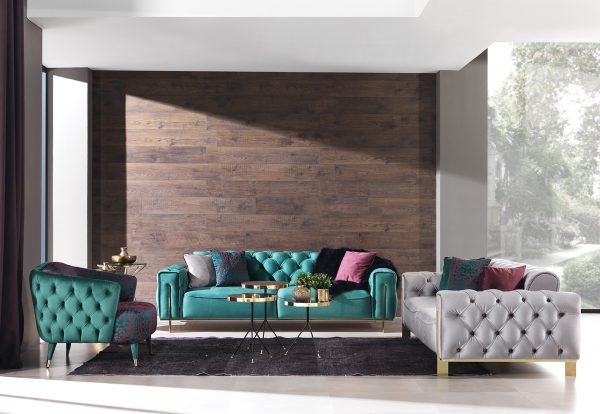 Кресло Голд бирюзовое — изображение 5