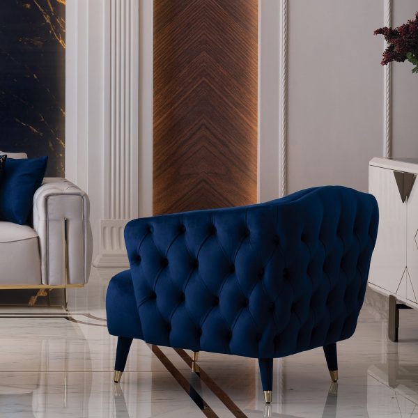 Кресло Голд синее — изображение 2