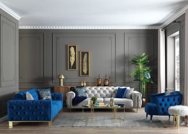 Кресло Голд синее — изображение 4