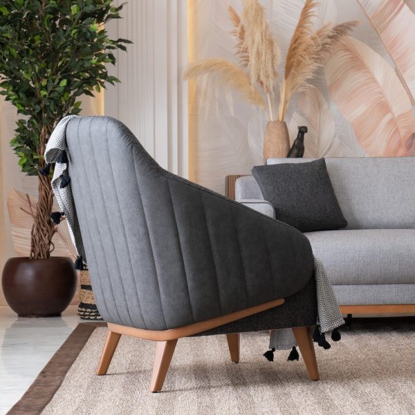 Кресло Касса серое — изображение 2